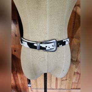 Cowhide leather belt western